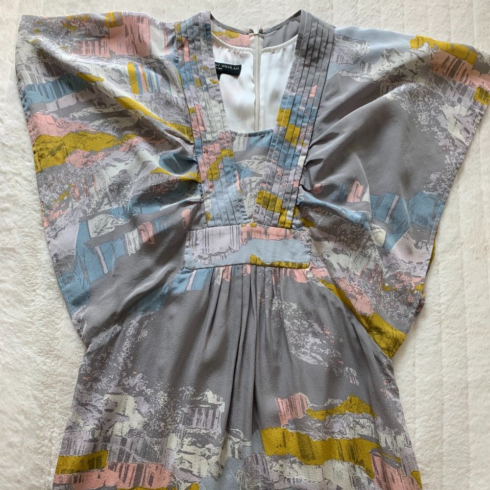 Twinkle by Wenlan Bat-Sleeve Mini Dress